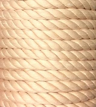 Großhandel für Schneiderbedarf 3 m Baumwollkordel 10 mm Sand