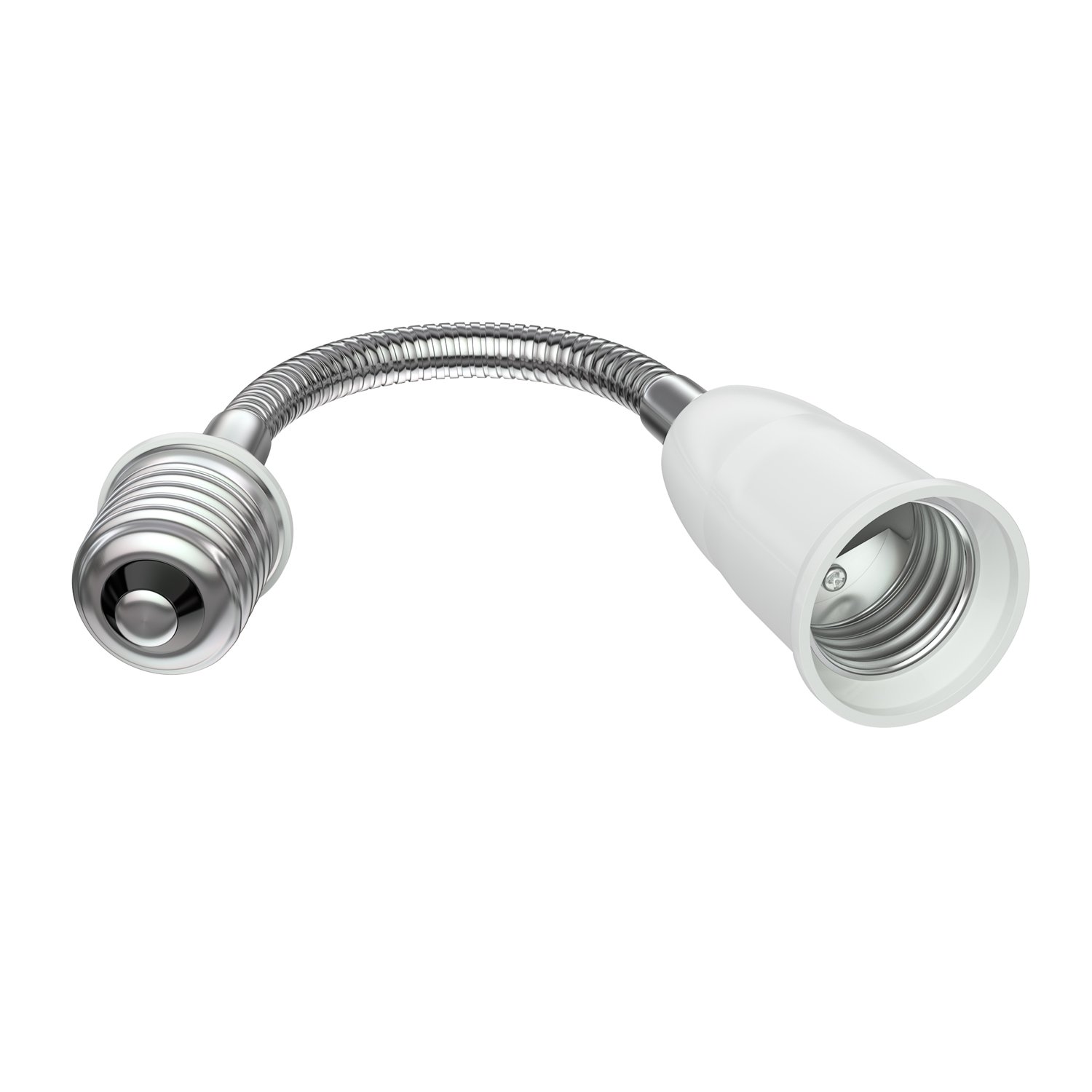 ledscom.de E27 gooseneck Extension to E27, White