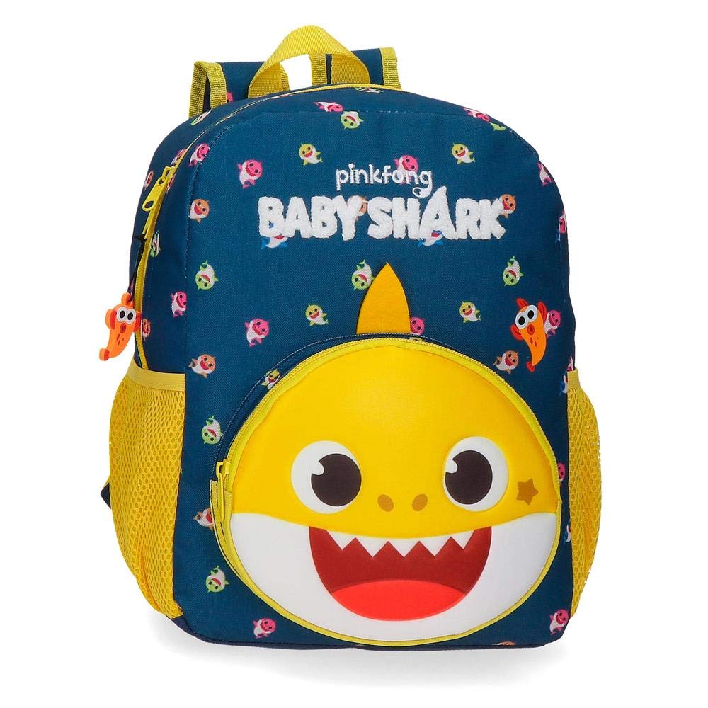 Baby Shark My Good Friend Backpack Blue 25x32x12 cm Polyester 9.6 Litre โ image 1