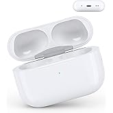 Wireless Charging Case Compatible with AirPods Pro 2nd & 1st, Charger Case Replacement for AirPods Pro 2nd & 1st with Bluetooth Pairing Sync Button, Earbuds Not Included (USB-C Port)