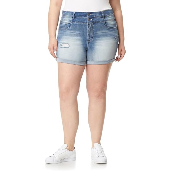 BLANKNYC] Womens Embellished Stone Detail Cut Off High Rise Denim Shorts,  Comfortable & Stylish, All that Glitters, 26 at Amazon Women's Clothing  store