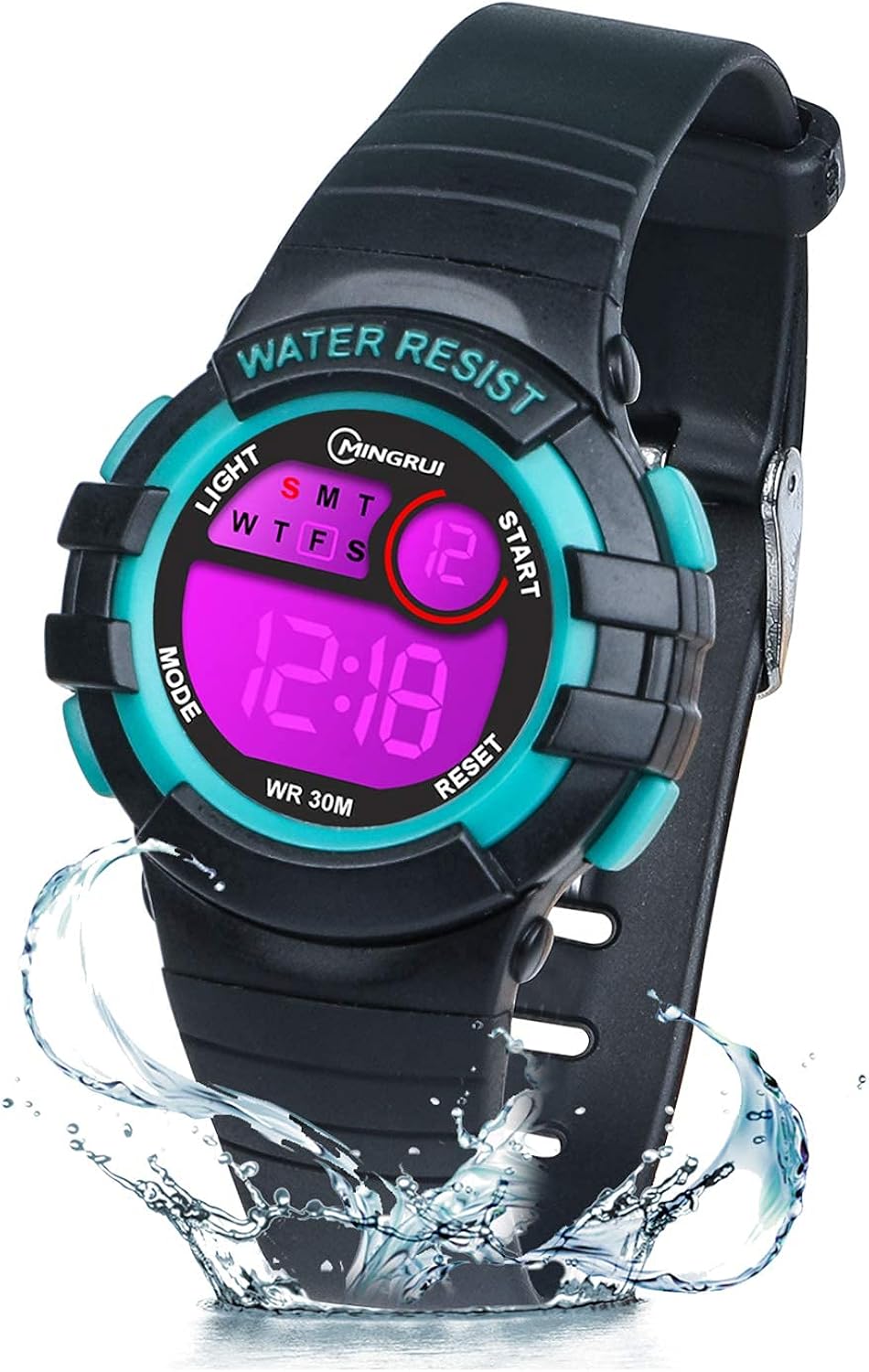 ZKIAH Orologio Digitale Bambini, Adolescenti Orologio Ragazzo Sportivo