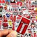 Brand Supreme Laptop Stickers Vinyl - 47 Pack Fashion Cool Waterproof Decals Suitable for Water Bottle Car Motorcycle Bicycle Bumper Skateboard Helmet Luggage Phone Case Decoration Gift [No-Duplicate]