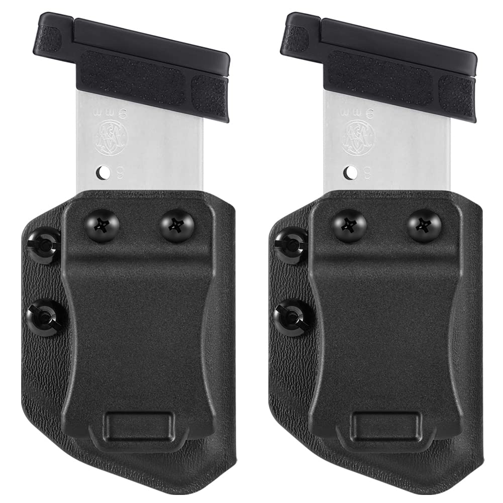 Photo 1 of 2-Pack Universal Mag Carrier IWB/OWB Magazine Holster Fit 9mm/.40 Single Stack Magazines