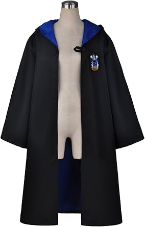 Amazon コスプレ ハリー ポッター Harry Potter レイブンクロー Ravenclaw ローブ ネクタイ マフラー 3点セット S M L サイズ ハロウィーン 衣装 Mサイズ キッズコスチューム 服 ファッション小物