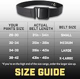 Holstery Modbelt Modular EDC Tool Belt 1.75 Inch MIL-SPEC Nylon Black XL view 4