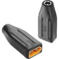 SinLoon 2 Pack XT60 to DC5521 Adapter XT-60 to DC 5.5mm X 2.1mm Wireless for TS100 Soldering Iron, FPV Monitor Power,Drone (X
