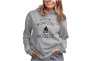 Tstars Official Bonfire Camping Hoodie Camper Gifts Campfire Outdoor Hoodies for Women