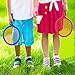 Badminton Racket Set for Kids, Toddlers with 2 Paddles, Ball and Birdie - Junior Kindergarten Student Outdoor Sports Tennis Racquet Play Game Beach Toys (2 Pack)