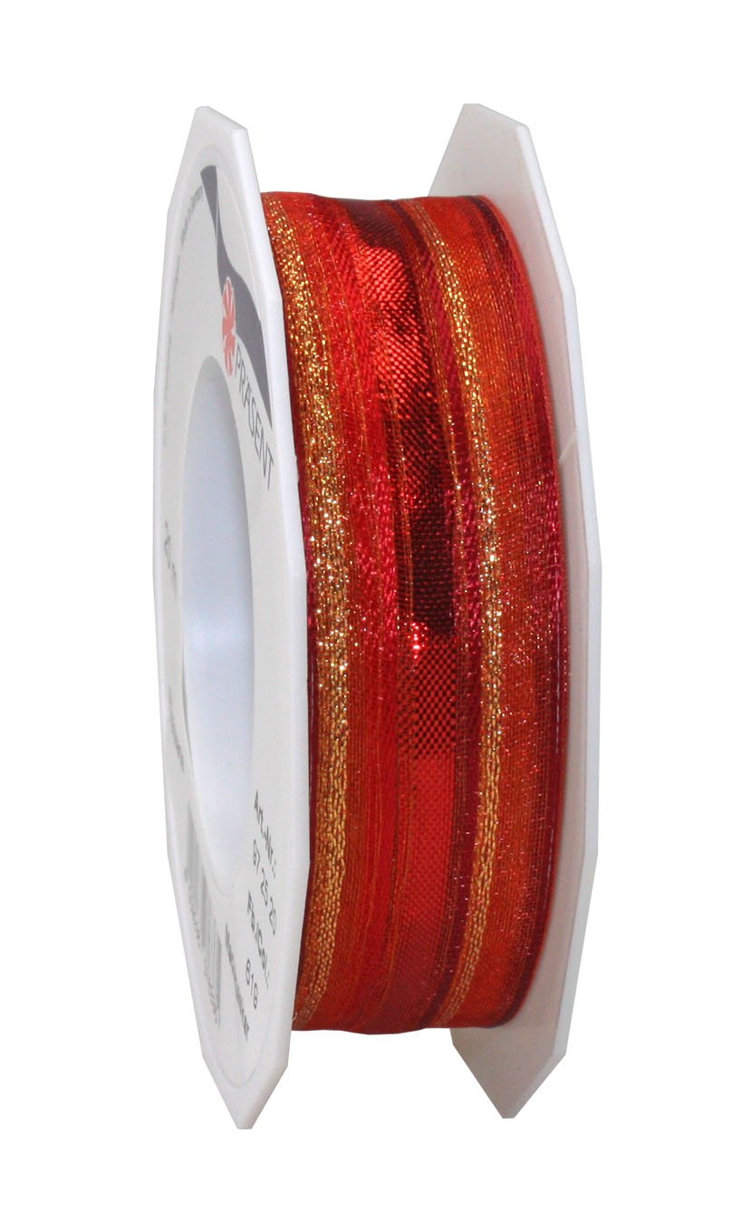 Präsent Madagaskar Ribbon, Polyester, Bordeaux, 11 x 11 x 3 cm
