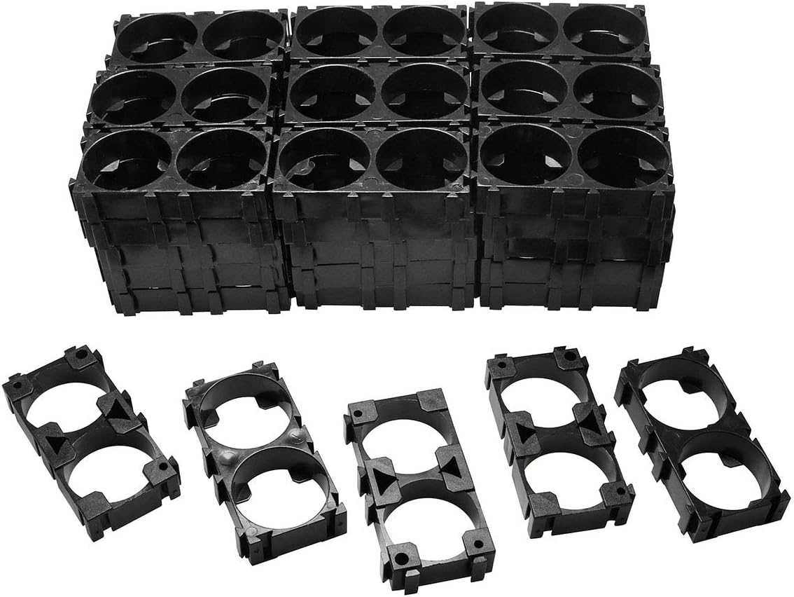 ZRM&E 50pcs 2X Cell 21700 Battery Holder Bracket Cell