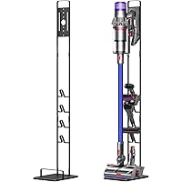 Foho Vacuum Stand Compatible for Dyson V15 V11 V10 V8 V7 V6, Metal Storage Bracket Stand Holder Compatible for Dyson Handheld