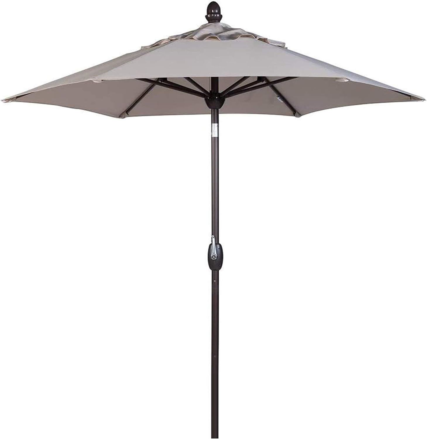 Amazon Com Sorara 7 5ft Patio Umbrella Outdoor Umbrella Patio Market Table Umbrella With Push Button Tilt Crank Umbrella Cover For Garden Lawn Deck Backyard Pool Beige Garden