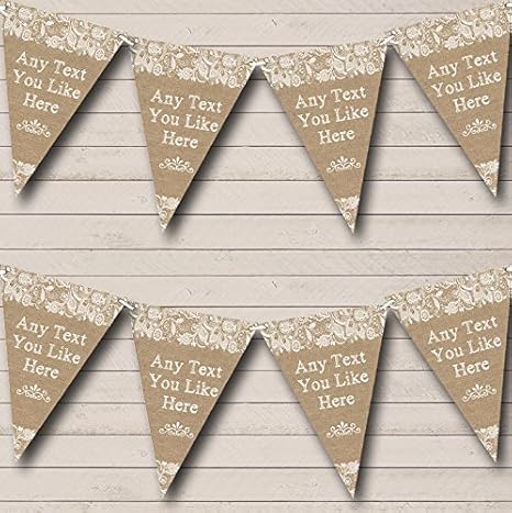 Decorations Garlands Party Banner Bunting Diamond Pattern Black