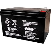 CASIL 12v 12ah F2 Sealed Lead Acid AGM Rechargeable Deep Cycle Battery (1 Pack)