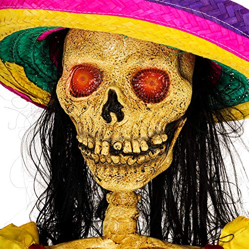 image for Halloween Haunters Life-Size Animated Spanish Moving Dancing Lady Day 