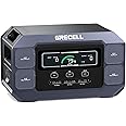 GRECELL Solar Generator 2200W Portable Power Station 1126Wh (4800W Peak), 1.25Hrs Fast Charging, LiFePO4 Battery Pack with 4×2200W AC Outlets, 2×PD 100W, Solar Generator for Home Use Outdoor RV