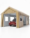 DEXSO Carport 10'x20' Heavy Duty Portable