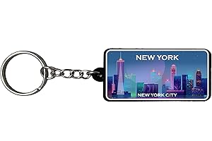 AMERICANPHOENIX Beautiful & Unique Keychains - USA Souvenir, Collectible Design,Flexible Silicone, Keyring Lanyard Accessory