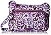 Vera Bradley Women's Cotton Little Hipster Crossbody Purse With RFID Protection, Lilac Paisley, One Size