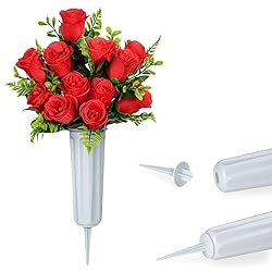 XONOR Artificial Cemetery Flowers, Set of 2