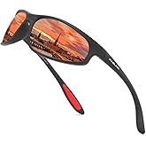 FAGUMA Polarized Sports Sunglasses For Men Cycling Driving Fishing UV400 Protection