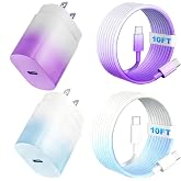 S25 Ultra Charger, 25W USB-C Super Fast Charger with 10FT Type C Cable Cord PPS/PD Wall Charging Block for iPhone 17/16/15 Samsung Galaxy S26 S25 Ultra/S25/S24/S23