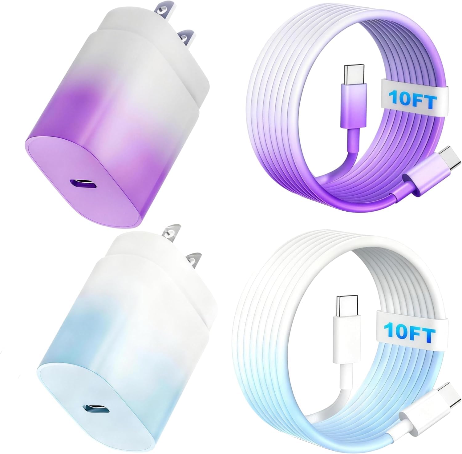S25 Ultra Charger, 25W USB-C Super Fast Charger with 10FT Type C Cable Cord PPS/PD Wall Charging Block for iPhone 17/16/15 Samsung Galaxy S26 S25 Ultra/S25/S24/S23