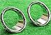 Front Fog Light Lamp Cover Trim Chrome 2pcs for Ford Explorer 2011-2015