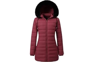 GOLDLADY Women's Waterproof Long Puffer Jacket Thickened Down Jacket Warm Winter Coat