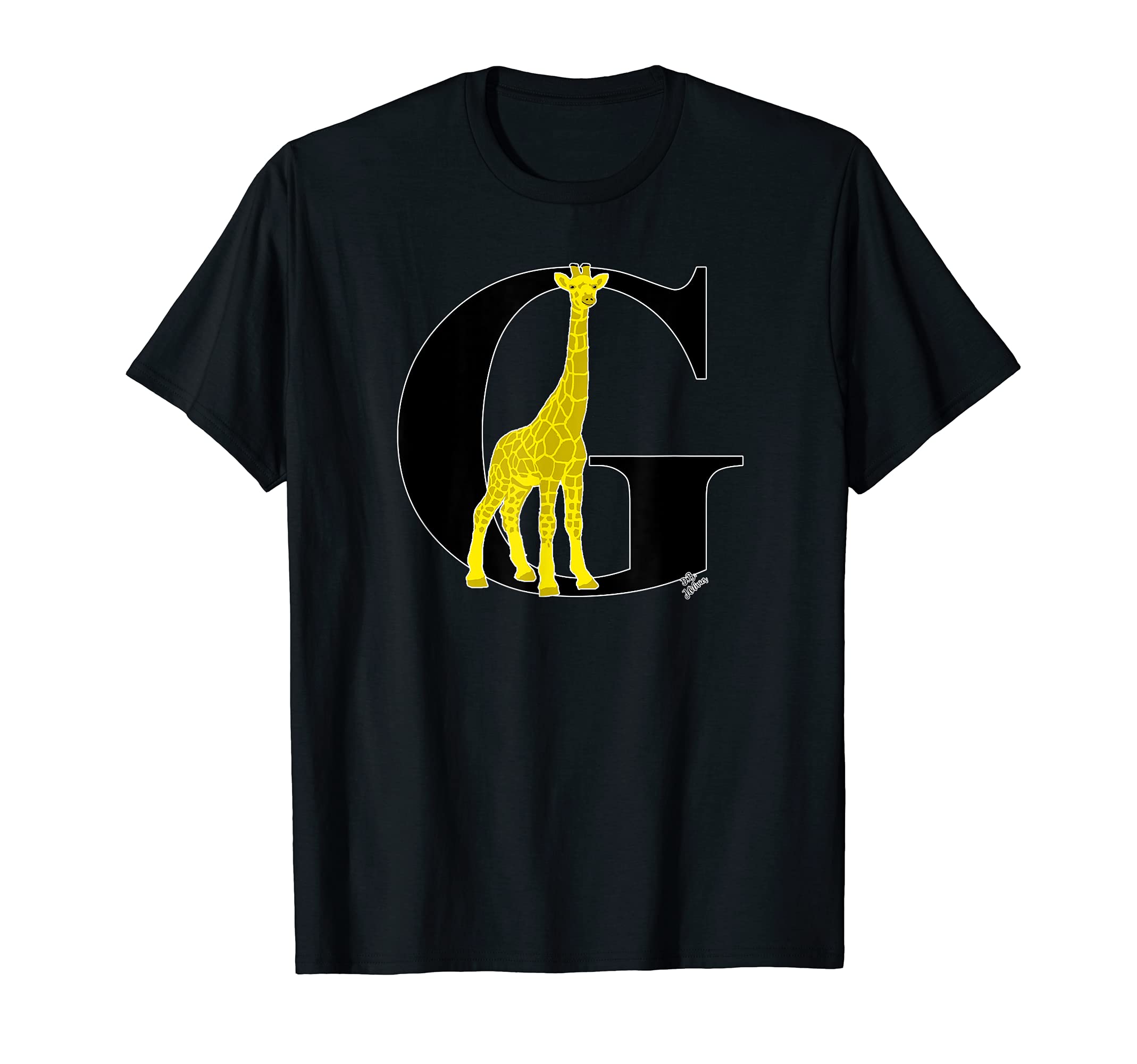 Giraffe outfit cute Zoo Alphabet Animal T-Shirt