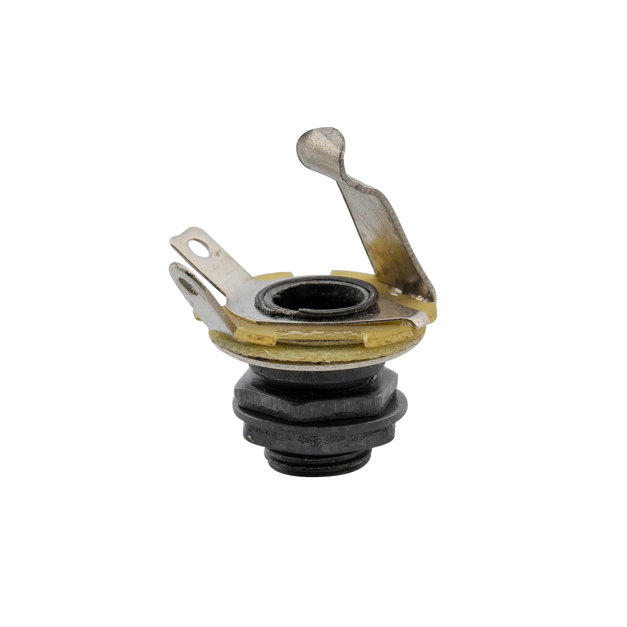 Musiclily 1/4" Mono Output Jack Socket for Electric Guitar Bass, Black