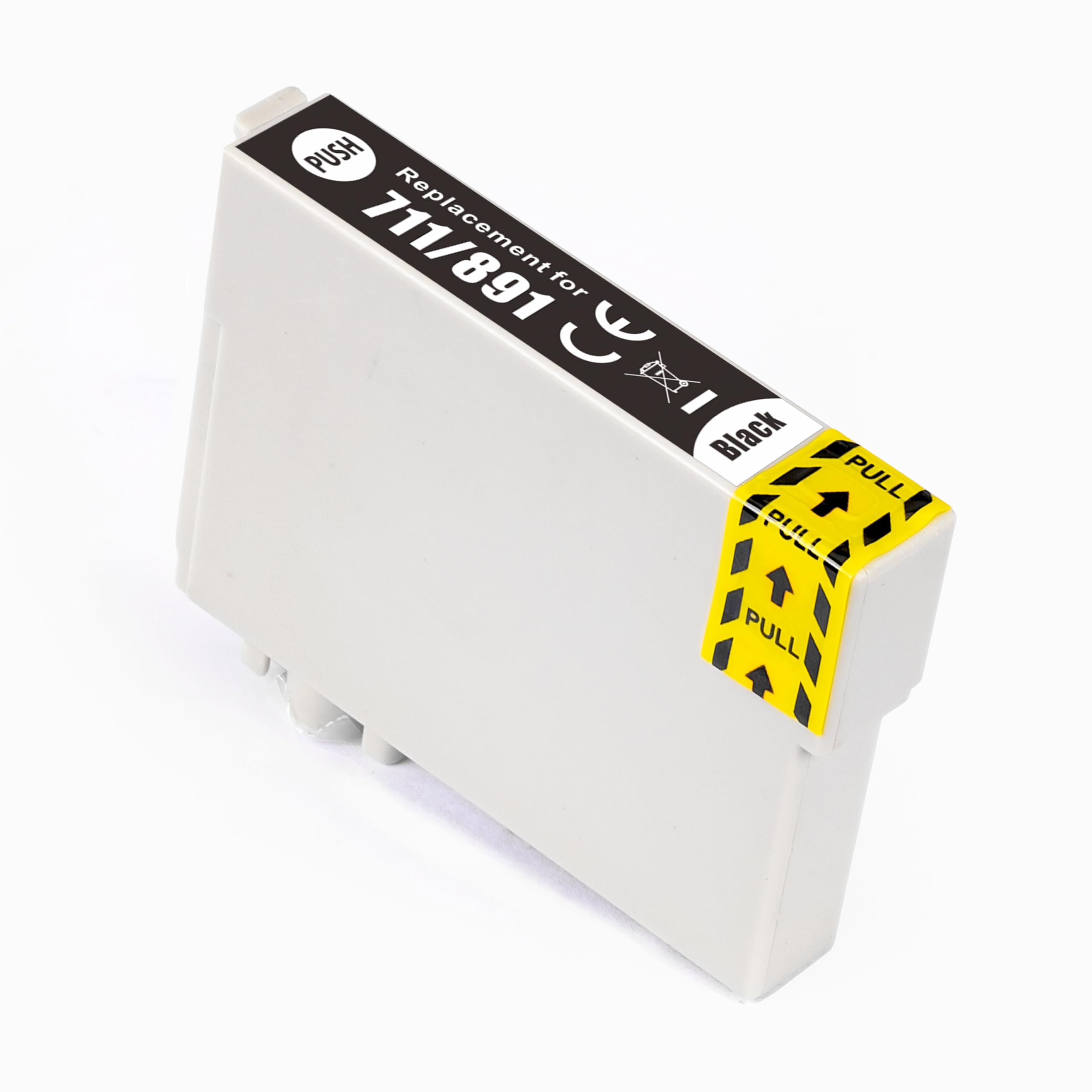 Go Inks E-711 Compatible Ink Cartridge Black to replace Epson T0711 Compatible/ non-OEM for Epson Stylus Printers (Pack of 1)