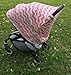 Nursing Cover Breastfeeding Cover Baby Car Seat Scarf Pink Chevron Multi use-Stroller Canopy,Shopping Cart, Swaddle, Hi-Chair. Soft Breathable Washable Baby Boy or Girl (Pink Chevron)