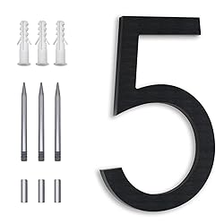 8 Inch Floating House Numbers, Address Numbers For