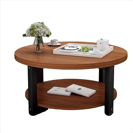 Living room simple mini round combination creative coffee table Low