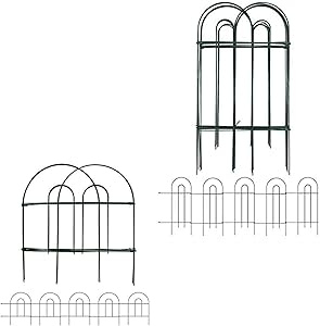 Amagabeli Decorative Garden Fence 32inx20ft Bundle 18 in x 50 ft