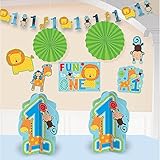 One Wild Boy 1st Birthday Party Room Decorating Kit 2PC