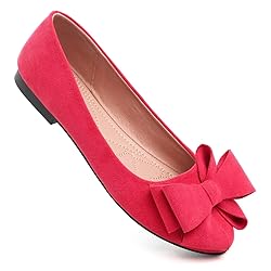 Hee grand Bowknot Flats for Women Classic Round Toe