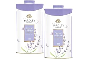 CASTEL ROYALE Yardley London Perfumed Fresh Floral Fragrances Locked in a fine & Silky Talcum Powder (Yardley English Lavender Perfumed Talc - 250gm, Pack of 2)