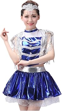 Amazon Chuguangジャズダンス 衣装 ダンス衣装 レディース Hiphop チアリーダ ダンス ヒップホップダンス衣装 ジャズダンス Hiphop ダンスウェア チアガール衣装 ジャズダンス 衣装 レディース ヒップホップ ダンス衣装 セットアップ ガールズ スカート ジャズダンス