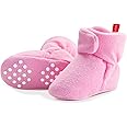 Bufims Baby Fleece Booties Newborn Unisex Booties Non-Slip Newborn Infant First Walkers Warm Shoes House Slippers for Baby Boys & Baby Girls Toddlers