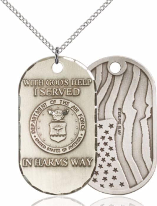 air force silver chain