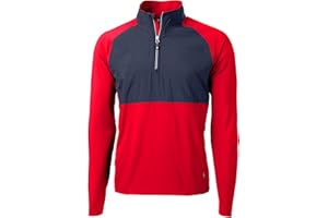 Cutter & Buck Adapt Eco Knit Hybrid Recycled Mens Quarter Zip
