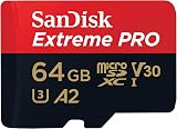SanDisk 64GB Extreme PRO microSDXC Card with RescuePro Deluxe U3 V30 A2