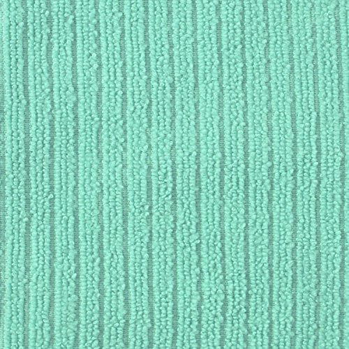 DII Cleaning Collection Multi-Purpose Microfiber, Aqua Chevron, Dishtowel Set