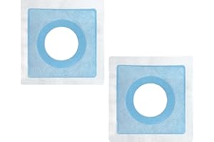 Muschbath 2 Pack Waterproof Pipe Seal Gasket, 70mm 2.75" Resilent Opening, Valve Seal, Square Pipe Edge Seal for Shower Valve and Shower Head And Pipes