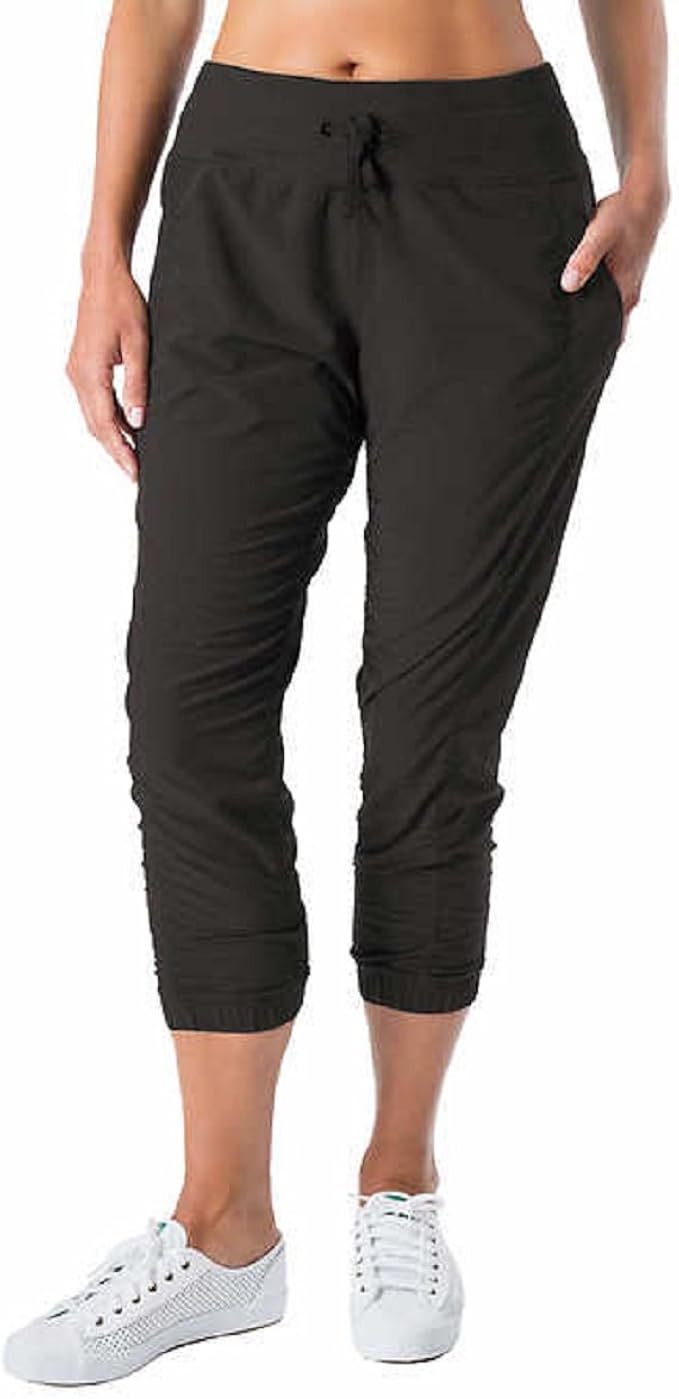 Kirkland Signature Womens Active Crop Pant (Medium, Black) Amazon.ca