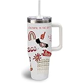 The Memory Company Officially Licensed NFL Game Day Tumbler - 40oz Stainless Steel Double-Wall Insulated Team Color Bling Cup with Team Logo, NFL Licensed Sports Travel Mug with Lid & Straw