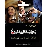 Fogo De Chao Brazilian Steakhouse Gift Card